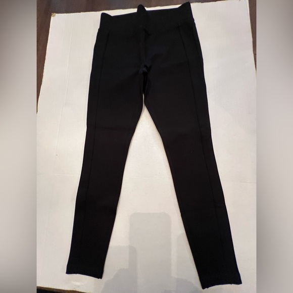 LOFT SIGNATURE SOFTBLEND LEGGINGS. BLACK, HIGH WAISTED, WIDE WAISTBAND. 
P SMALL - Picture 6 of 12